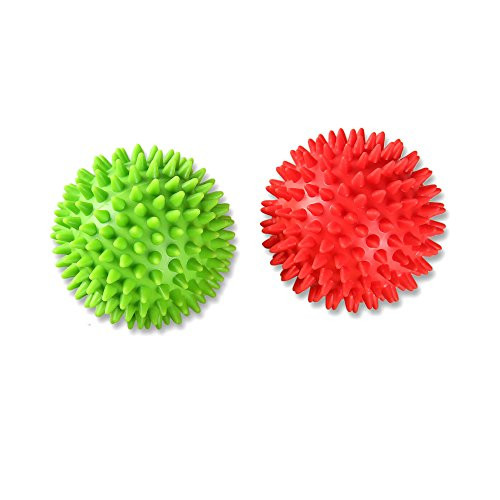 Massage Balls - Spiky for Deep Tissue Foot Back Plantar Fasciitis and All Over Body Deep Tissue Muscle Therapy Acupressure Reflexology Physical Therapy Massage Balls - Spiky for Deep Tissue Foot Back Plantar Fasciitis and All Over Body Deep Tissue Muscle Therapy Acupressure Reflexology Physical Therapy