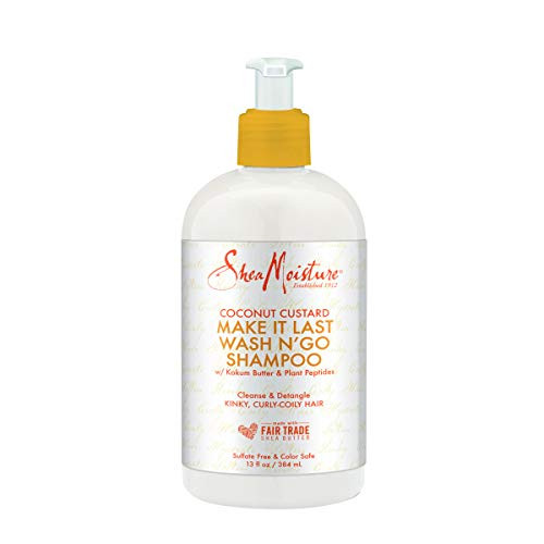 Sheamoisture Shea Moisture Coconut Custard Make It Last Wash NGo Shampoo  Pack of 2