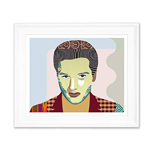Elvis Presley Art Print King of Rock and Roll Painting Unframed