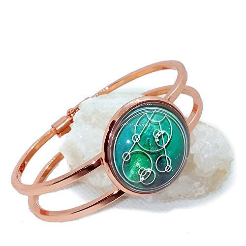 Doctor Who says inch I Love You inch in Gallifreyan - Bracelet - Rose Gold color Doctor Who says inch I Love You inch in Gallifreyan - Bracelet - Rose Gold color