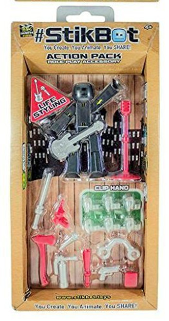 StikBot Action Pack Accessory Set Life Styles Pack by Stikbot StikBot Action Pack Accessory Set Life Styles Pack by Stikbot