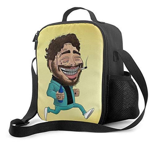 ETeebag Post-Malone Portable Cold And Heat Preservation Lunch Bag.