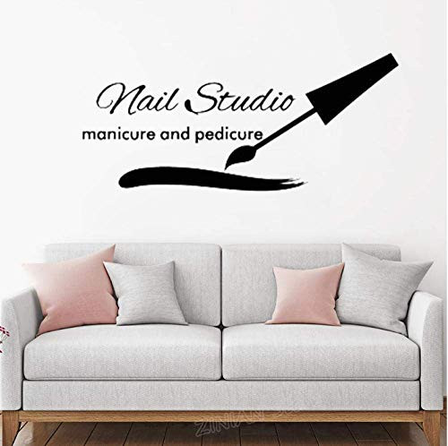 Wall Stickers 94X42Cm Nail Studio Manicure Pedicure Vinyl Wall Decal Beauty Salon Wall Decor Art Stickers Nails Nail Care Murals Wall Stickers 94X42Cm Nail Studio Manicure Pedicure Vinyl Wall Decal Beauty Salon Wall Decor Art Stickers Nails Nail Care Murals