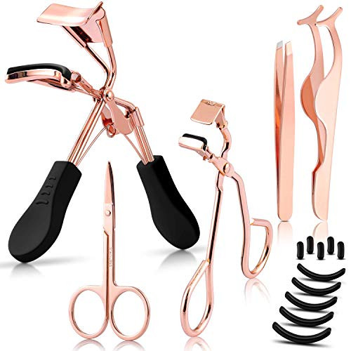 KK-mall Eyelash Curler Kit Rose 5 in 1 Mini Eyelash Curler Kit with Partial Eyelash Curler Premium Lash Curler for Perfect Lashes Eye Lash Curler with Refill Pads KK-mall Eyelash Curler Kit Rose 5 in 1 Mini Eyelash Curler Kit with Partial Eyelash Curler Premium Lash Curler for Perfect Lashes Eye Lash Curler with Refill Pads