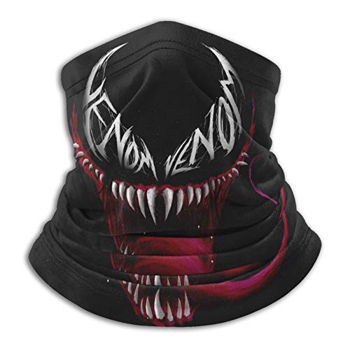 VenomS Smile  Microfiber Neck Warmer Scarf Gaiter Headwear Face Cover Black