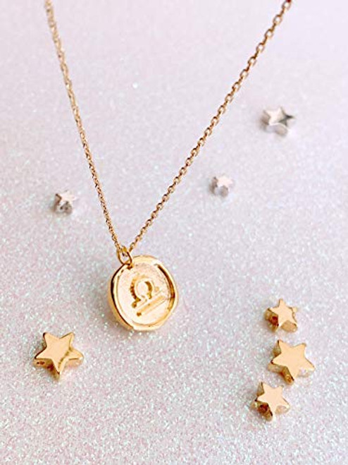 Libra Necklace-Zodiac Coin Medallion Necklace- Astrology Sign- Gold Star Sign-Zodiac Jewelry-Vintage Constellations - Birthday Gifts Libra Necklace-Zodiac Coin Medallion Necklace- Astrology Sign- Gold Star Sign-Zodiac Jewelry-Vintage Constellations - Birthday Gifts
