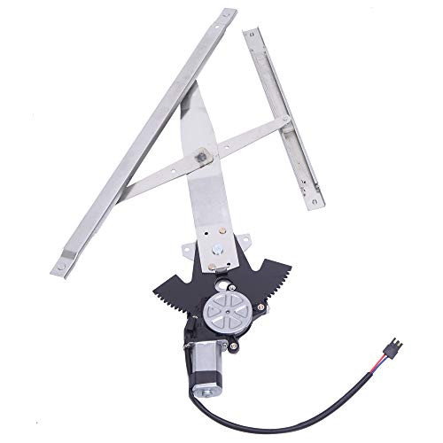 Front Left Driver Side Window Lift Regulator with Motor fit for 1995 1996 1997 1998 1999 2000 2001 2002 2003 2004 2005 Chevrolet Cavalier Pontiac Sunfire 2.2L 2.3L 2.4L
