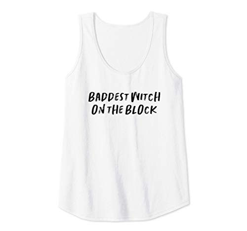 Womens Funny Aunt Gift Auntie Gifts Baddest Witch on the Block Tank Top Womens Funny Aunt Gift Auntie Gifts Baddest Witch on the Block Tank Top