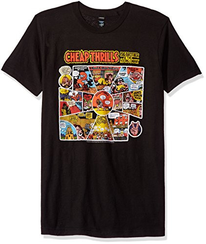 Big Brother  and  The Holding Co. Cheap Thrills Fitted Jersey tee  XL  Black
