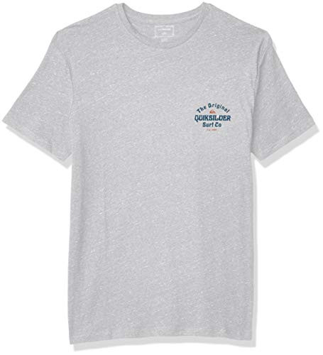 Quiksilver Mens Energy Project Short Sleeve TEE Micro chip Heather XL