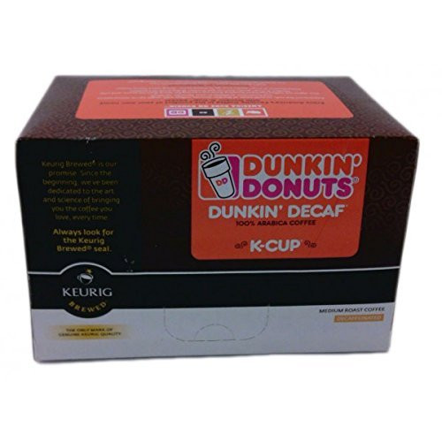 Dunkin Donuts K-Cups Decaf - 24 Kcups for use in Keurig Coffee Brewers 5.1oz