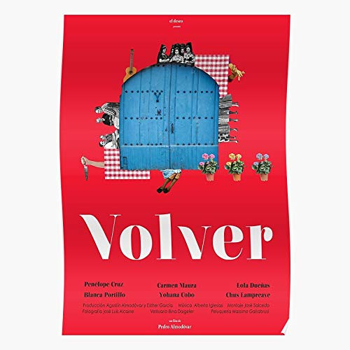 kineticards Cinema Return Movie Women Volver Almodovar Film Pedro   Home Decor Wall Art Print Poster