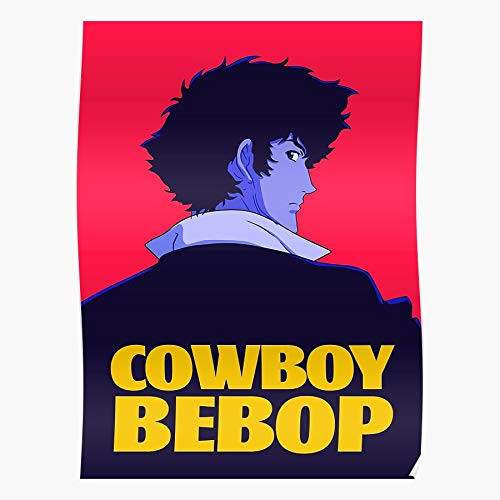 kineticards Spike Weeknd Starboy Cowboy Anime Bebop   Home Decor Wall Art Print Poster