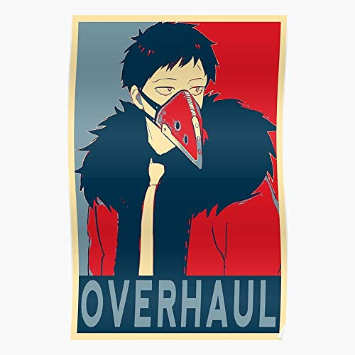 SARAHSILVA Chisaki All My Hero Might Mirio No Kai Academia Overhaul Midoriya Boku Mha I S Poster for Home Decor Wall Art Print Poster