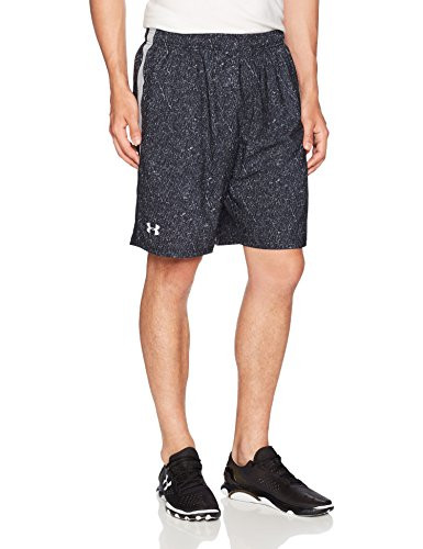 Under Armour Mens Launch SW Printed 9 ShortsBlack  Reflective Medium