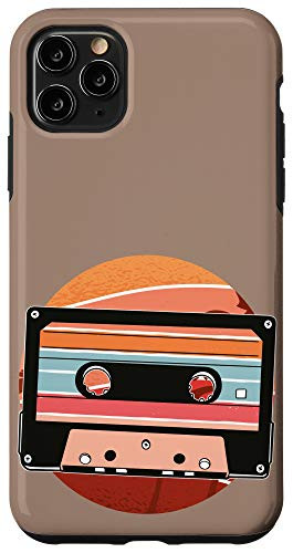 iPhone 11 Pro Max Love Retro Mixtape 80s Blank Cassette Tape Gift Case