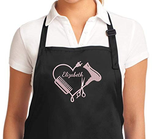 Custom Embroidered hair stylist apron. Hair stylist apron. Hair stylist gift. Hairdresser apron. Personalized hair stylist apron. Custom Embroidered hair stylist apron. Hair stylist apron. Hair stylist gift. Hairdresser apron. Personalized hair stylist apron.