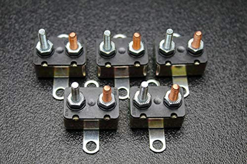 5  50 AMP AUTO Reset Circuit Breaker Electric Wiring Power Switch CB50AR