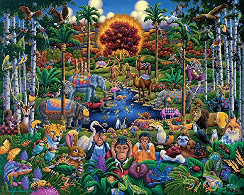 Dowdle Jigsaw Puzzle - Animals of Eden - 500 Piece