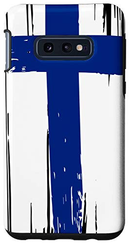 Galaxy S10e Finland Flag Finnish Helsinki Sisu Suomi Black Case