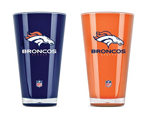 Duck House NFL Denver Broncos 20oz Insulated Acrylic Tumbler Set of 2