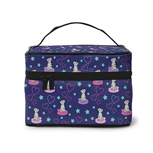 Lovely cute dalmatian puppy Makeup Bag Travel Cosmetic Bag Portable Travel Train Case Funny Toiletry Storage Organizer Lovely cute dalmatian puppy Makeup Bag Travel Cosmetic Bag Portable Travel Train Case Funny Toiletry Storage Organizer