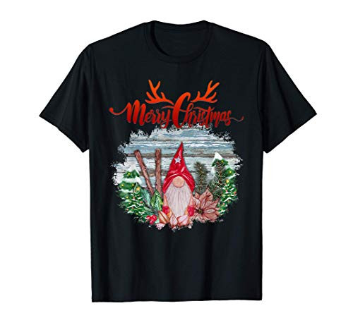 Merry Christmas Cute Santa Claus Garden Gnome Xmas Elves T-Shirt Merry Christmas Cute Santa Claus Garden Gnome Xmas Elves T-Shirt