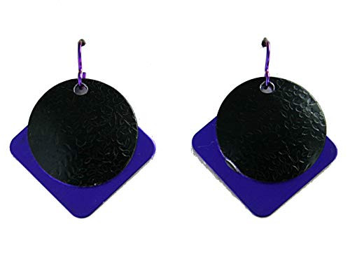 Dome and Square Earrings  click for more colors