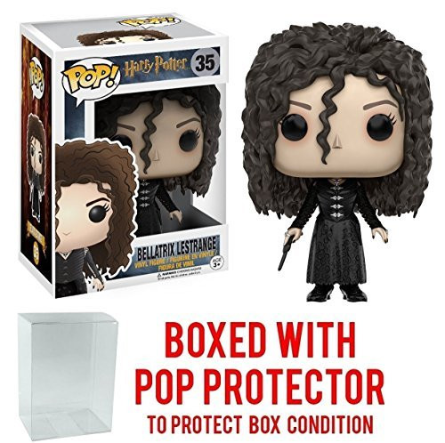 Funko Pop! Movies: Harry Potter - Bellatrix Lestrange #35 Vinyl Figure (Bundled with Pop BOX PROTECTOR CASE)