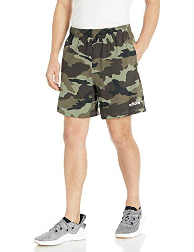 adidas Mens Fast And Confident All Over Print Short Legacy Green White XX-Large