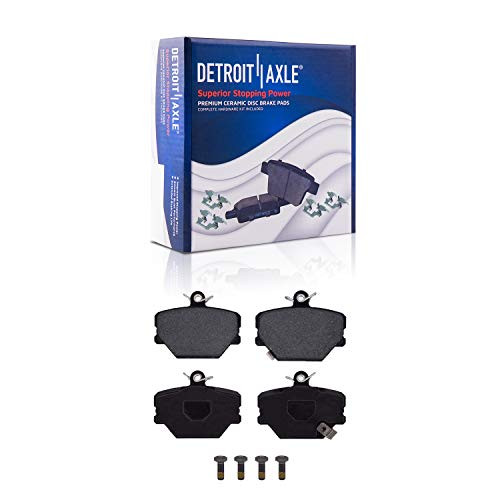 Detroit Axle - Front Ceramic Brake Pads w Hardware Kit for 2008 2009 2010 2011 2012 2013 2014 2015 2015 Smart Fortwo -  2016 Electric Drive Detroit Axle - Front Ceramic Brake Pads w Hardware Kit for 2008 2009 2010 2011 2012 2013 2014 2015 2015 Smart Fortwo -  2016 Electric Drive