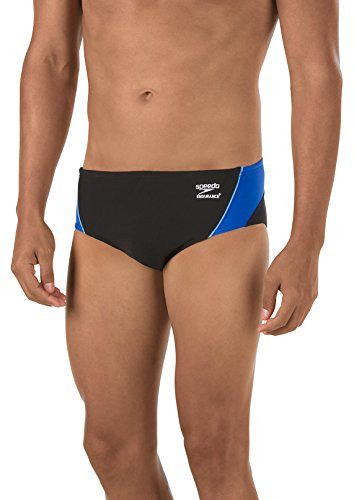 Speedo Mens Swimsuit Brief Endurance plus  Splice Team Colors