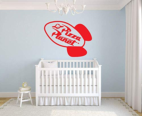 Toy Story Pizza Planet Cartoon Colorful Decors Wall Sticker Art Design Decal for Girls Boys Kids Room Bedroom Nursery Kindergarten House Fun Home Decor Stickers Wall Art Vinyl Decoration  20x20 inch