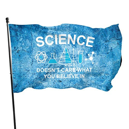Science Doesnt Care What You Believe in 3x5 FT American Flag Outdoor Banner Family Banner Garden Banner Black Science Doesnt Care What You Believe in 3x5 FT American Flag Outdoor Banner Family Banner Garden Banner Black