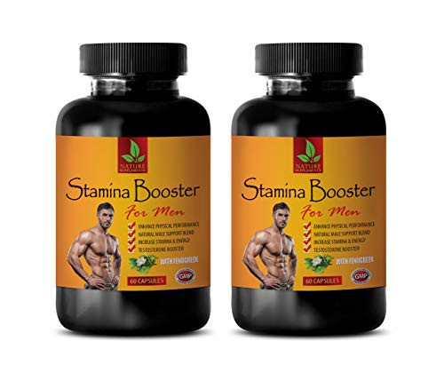 Boost Testosterone Supplement - Male Energy Supplements - Stamina Booster for Men with Fenugreek - tongkat ali and maca Root - panax Ginseng Root Supplement - 2 Bottles 120 Capsules