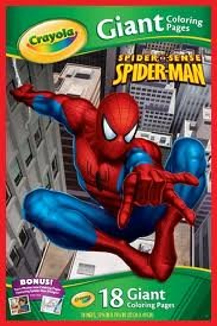 Crayola Marvel Spiderman Giant Coloring Pages Crayola Marvel Spiderman Giant Coloring Pages