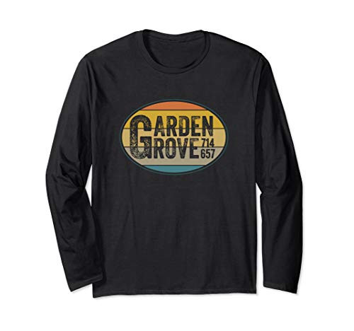 Garden Grove California Area Code 714 657 Souvenir Gift Long Sleeve T-Shirt