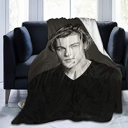 HADIHADI 60 inch x50 inch  Flannel Fleece Blanket Super Soft Warm Cozy Lightweight Easy Care All Season Premium Bed Blanket