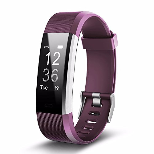 Lattie Fitness Tracker with Heart Rate Monitor Smart Watch Activity Tracker Pedometer Sports Bracelet with Sleep Monitor Step Calorie Counter Wristband for Android and iOS Smartphone Purple Lattie Fitness Tracker with Heart Rate Monitor Smart Watch Activity Tracker Pedometer Sports Bracelet with Sleep Monitor Step Calorie Counter Wristband for Android and iOS Smartphone Purple