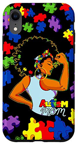 iPhone XR Autism Mom Case Mom Autism Awareness Funny Gift Case