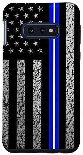 Galaxy S10e Police Thin Blue Line Flag Case Galaxy S10e Police Thin Blue Line Flag Case