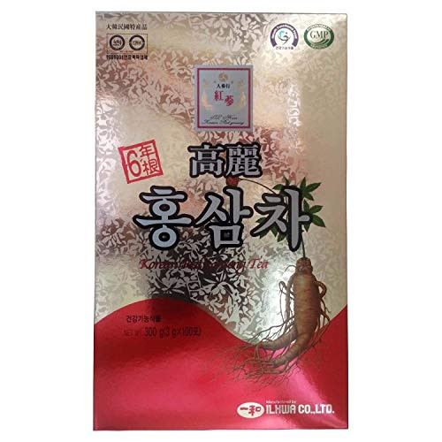 ILHWA 300g 100p x 3g  Korean 6Years Red Ginseng Roots Extract Tea
