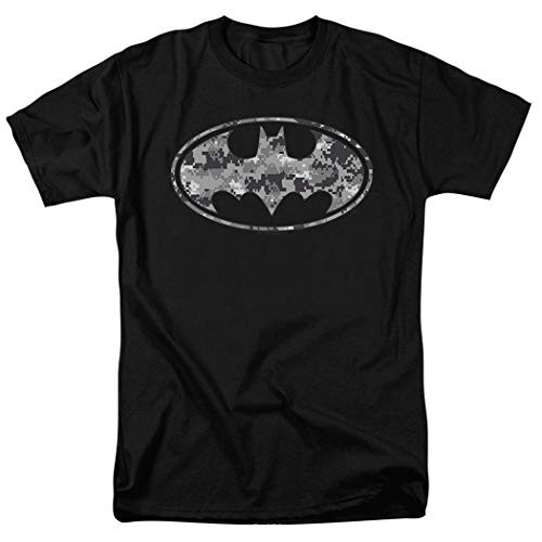 Batman Urban Digital Camo DC Comics T Shirt  and  Stickers  Large