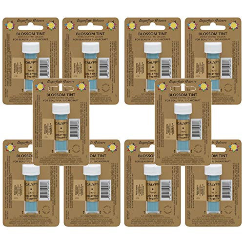 10x Sugarflair Eucalyptus Edible Blossom Tints Food Colour Colouring Dust Powder 10x Sugarflair Eucalyptus Edible Blossom Tints Food Colour Colouring Dust Powder