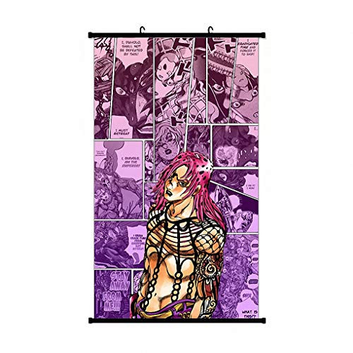 Fubuki A Wide Variety of Anime JoJos Bizarre Adventure - Diavolo Wall Scroll Hanging Decor  14x24 in 20x36 in