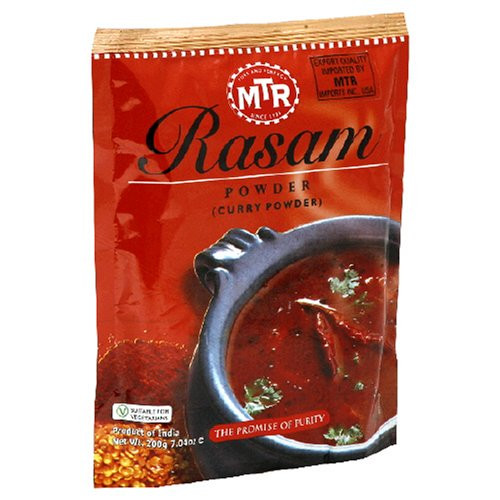 MTR Rasam Powder Curry Powder 3.52-Ounce Pouches Pack of 6 MTR Rasam Powder Curry Powder 3.52-Ounce Pouches Pack of 6