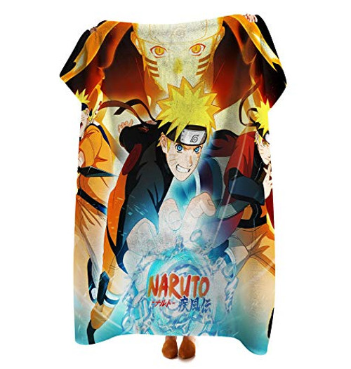 VASHU Naruto Flannel Blanket Throw All Season Warm Soft Plush Blanket for Couch Bed Sofa 50 inch x60 inch