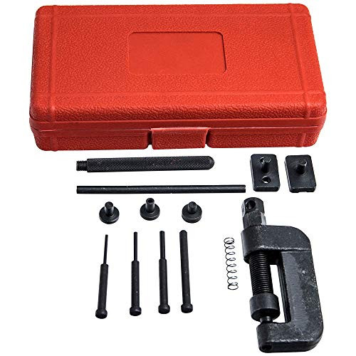 13pcs Motorcycle Bike Chain Breaker Splitter Link Riveting Riveter Repair Tool