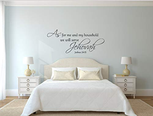 Ke10nce As for Me and My Household We Will Serve Jehovah Joshua 2415 Vinyl Wall Decal Religious Decal Vinyl Wall Decal Ke10nce As for Me and My Household We Will Serve Jehovah Joshua 2415 Vinyl Wall Decal Religious Decal Vinyl Wall Decal