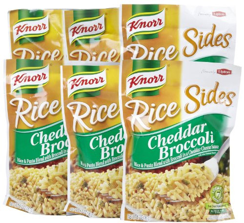 Knorr Rice Sides Cheddar Broccoli 5.7 oz 6 pk Knorr Rice Sides Cheddar Broccoli 5.7 oz 6 pk